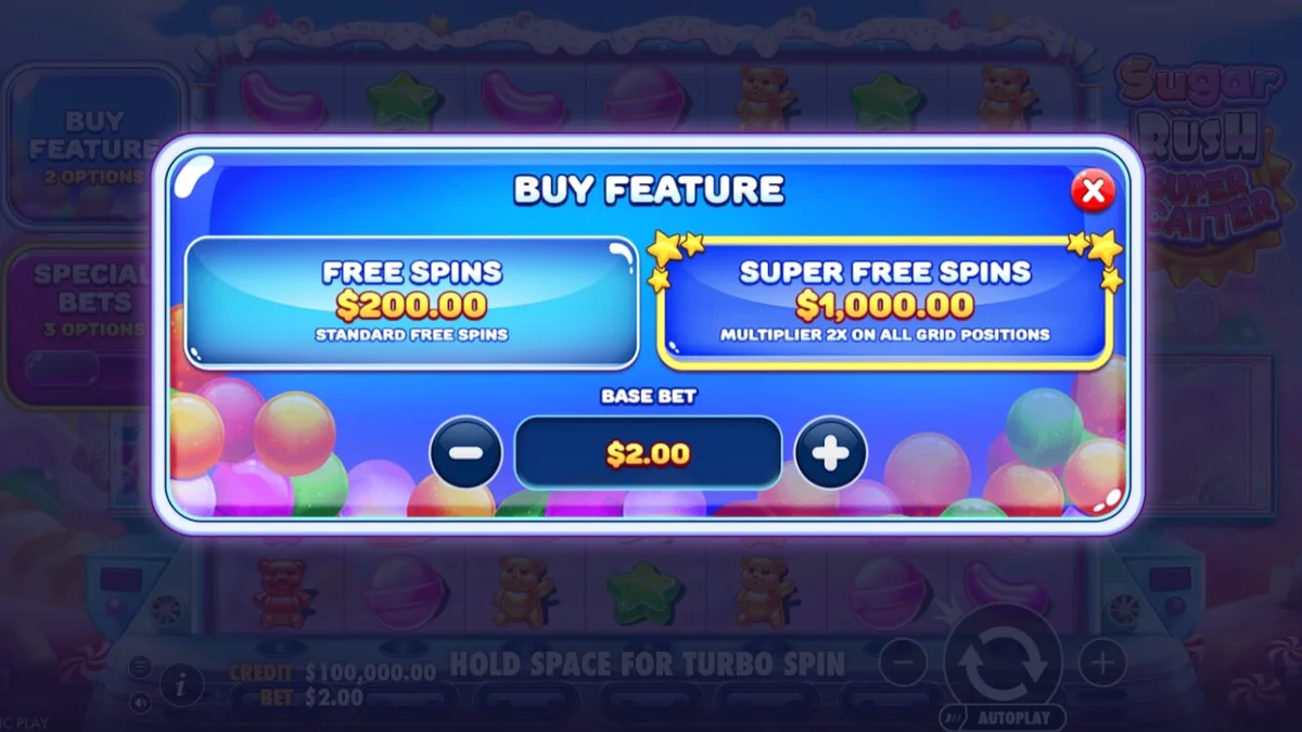 Sugar Rush Super Scatter Slot